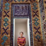 Deeksha Seth Instagram – The majestic blue of Samarkand 🦋