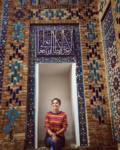 Deeksha Seth Instagram - The majestic blue of Samarkand 🦋