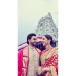 Deepika Padukone Instagram - As we celebrate our first wedding anniversary,we seek the blessings of Lord Venkateswara.Thank You all for your love,prayers and good wishes! @ranveersingh
