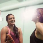 Deepika Padukone Instagram – Just a regular day in my life…Burning calories with @pvsindhu1 !😅