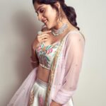 Dhanya Balakrishna Instagram – Stylist: @demika_tamrakar  Designer: @shlokasudhakar  MUA: @ellaglamouria  Photographer: @ankitraj.photography  Jewellery: @sudhafashions_