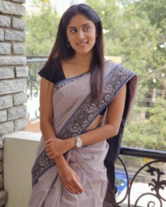 Dhanya Balakrishna Instagram - Saree love 2.0 ❤️#southindianactress #shoot #throwback