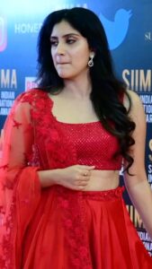 Dhanya Balakrishna Instagram - #siimaonreels #southindianactress #cinema #teluguactress #tamilcinema #kannadaactress #awards #backstage #redcarpet