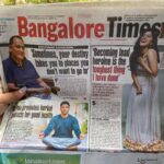Dhanya Balakrishna Instagram - Thank u @bangalore_times for this feature! @prashantreddys thanks for being my first kannada film producer. Could not have asked for a better launch. 🤗 ‘SARVAJANIKARIGE SUVARNAVAKAASHA ‘ releasing 20th December in theatres near u. Sharing theatres list shortly. 😬😬