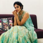 Dhanya Balakrishna Instagram – 💚💛 @regalarmoire 💛💚 #southindianactress #santhoshamawards