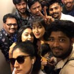 Dhanya Balakrishna Instagram - Actors and their most dependable ,hardworking staff! Thank you boys! Impossible to function on movie sets without u ❤️❤️
