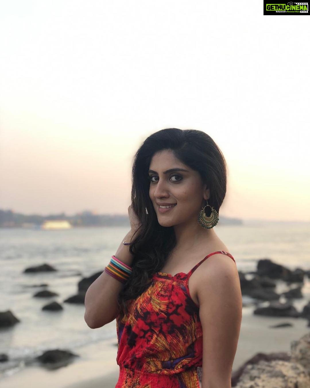 Dhanya Balakrishna Instagram - #southindianactress #instadaily #telugufilmnagar #instagood #sunset #goa thank you visual artist @tridhac for this click 📸