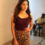 Dhanya Balakrishna Instagram - Photo shoots and photobombs 🤪#southindianactress #movies #teluguactor #telugumovie #instadaily #instafashion
