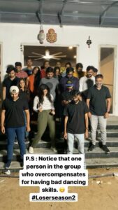 Dhanya Balakrishna Instagram - Yes, We know we started early. In our defence, we couldn’t hear the sound of this reel while dancing..So for safety we started early. Ok? Better safe than sorry #somuchexplainingtodo 🤪 #loserseason2 #annapurnastudios #zee5
