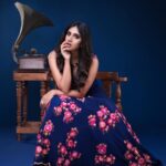 Dhanya Balakrishna Instagram - Taking light! On the face n into my soul! Once again the super talented visual artist @parvathamsuhasphotography Designer:@studio149 thanks for the prettiest skirt! MUA: @salomirdiamond let’s shoot more often !