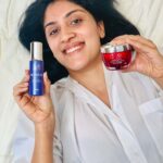 Dhanya Balakrishna Instagram - I always like to start and end my day on a happy note, with a good skincare routine! 😋 I have been loving the Olay Regenerist Micro-Sculpting day cream to kickstart my mornings. ✨ It contains active ingredients like Hyaluronic acid, Niacinamide, and Pentapeptides, which help keep my skin hydrated and plump all day long! ❤️🤍 During the night, I use the Olay Retinol24 Serum, the Retinol in it is what helps me with overnight hydration & exfoliation and gives a bouncy looking hydrated skin the next morning. The best part is that it’s super light in texture & non-greasy!! 🤩💜 The two make for a perfect day and night combo. 🤝 Try it now!! You can use the code OLAYUC30 and grab the entire range of Olay at 30% off during the Nykaa Hot Pink Sale. 🛍💖 #AD #OlayAllDay #AMPMSkincare #MorningSkincare #NightSkincare #NykaaHotPinkSale #OlayIndia @olayindia
