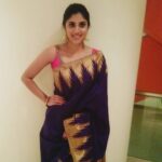 Dhanya Balakrishna Instagram – #sareelove #royalblue #instagood #instadaily