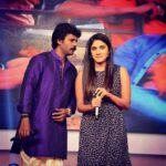 Dhanya Balakrishna Instagram – One of the sweetest actors I have worked with. Insanely talented. #satyamrajesh #audiolaunch #savitri #nararohit #teluguactress #Telugu #instalike #tweegram