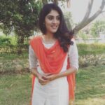 Dhanya Balakrishna Instagram - #orange #salwar #white #shoots #ootd #instadaily #instagood