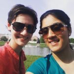 Dhanya Balakrishna Instagram - My awesome make up artist from Poland. #poland #igsg #instadaily #shades #shoot #tweegram #friends #culture #selfie