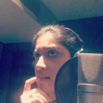 Dhanya Balakrishna Instagram - #dubbing #cinemalove and that picture is not candid :p