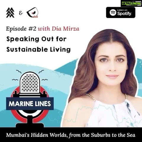 Dia Mirza Instagram - It was such a pleasure talking to the amazing @raghukarnad on our need to protect #Biodiversity, my love #ForNature and the importance of #SustainableLiving. Do tune in 💚🌏🌊 Link in Bio 👆🏼 #SDGs #ForPeopleForPlanet #CleanAir #BeatPollution #GenerationRestoration @mumbaismagic @deadant.co @spotifyindia India