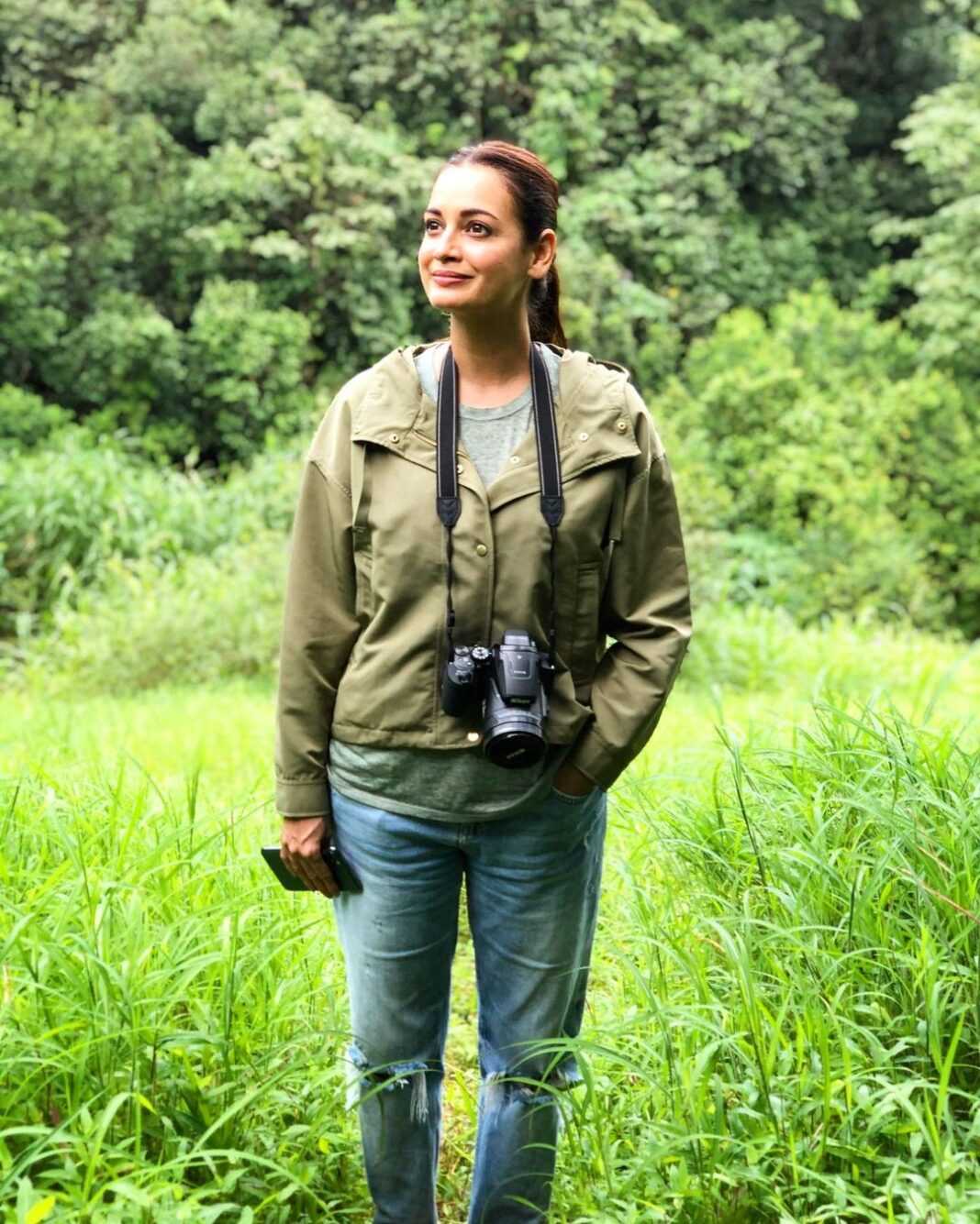 Dia Mirza Instagram - “Trees are sanctuaries. Whoever knows how to speak to them, whoever knows how to listen to them, can learn the truth. They do not preach learning and precepts, they preach, undeterred by particulars, the ancient law of life. “ - Herman Hesse #ForNature Earth