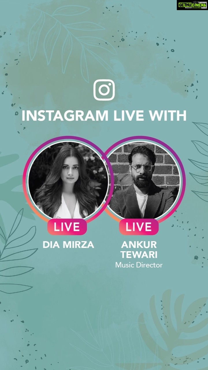 Dia Mirza Instagram - One of my favourite people from the music community - Ankur Tewari @ankurtewari joined me to have a chat on my #DownToEarthWithDee series! Ankur much like me, believes that there is no better teacher than nature. Not many people know this but he has composed, written and sung songs to raise environmental awareness. One such song was Dhuan Dhuan and its strong public message on reducing air pollution. His humanity and empathy shines in all his work! It was a wonderful conversation where we spoke at length about how it is time to speak up and question polluters. Watch it now if you missed it! #OnePeopleOneWorld #ForNature #ForPeopleForPlanet @uninindia @unep @unsdgadvocates @unitednations