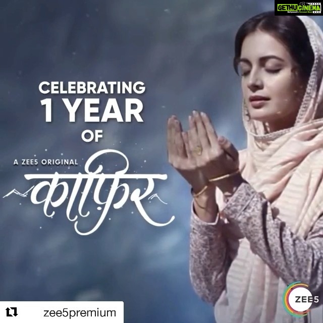 Dia Mirza Instagram - ππ»ππ» #Repost @zee5premium with @get_repost γ»γ»γ» Yeh Kaafir ki duniya hai, jisne sirf ishq aur insaaniyat se sabko Mohit kar Dia π #1YearOfKaafir @diamirzaofficial @merainna @sapnamalhotra01 @ravisinghal25 @siddharthpmalhotra @bhavani.iyer chinxter @pratik8shah #HumanityIsMyReligion #KaafirOnZEE5
