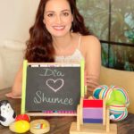 Dia Mirza Instagram - “We don't stop playing when we grow old — we grow old when we stop playing.” While on a lookout for toys for my son, I have made a wonderful discovery — and I am having so much fun! Tell you all more soon ❤️🌏 @shumeetoys #Dia❤️Shumee #playwithshumee #indiantoybrands India