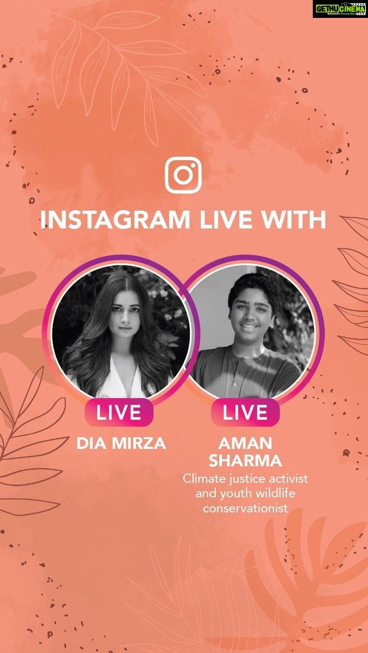 Dia Mirza Instagram - One day to #WorldEnvironmentDay2020! This conversation on #DownToEarthWithDee is with a remarkable young man who is driven by his love #ForNature and is a powerful voice for change. Meet Aman Sharma, a 17 year old climate justice activist and youth wildlife conservationist from New Delhi, India. @birds_of_india_ He has started and led climate change campaigns in India, he’s been a speaker at the Nobel Peace Prize's Oslo Pax 2019 in Norway, he’s an author, photographer and through his initiatives seeks to bring society, policymakers, children and industries together to solve the climate and ecological crisis that the world faces today 🌏 So good talking with Aman! Im sure, like me, many of you will draw inspiration from his wisdom and activism. #StayHome #OnePeopleOneWorld #ForPeopleForPlanet @uninindia @unep @unsdgadvocates @unitednations