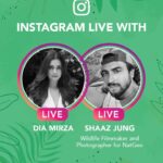 Dia Mirza Instagram - Leading up to #EarthDay2020 and #WorldEnvironmentDay, I have been talking to fellow artists and Earthlings 🌎 every Wednesday LIVE on my Instagram page as part of a series I call #DownToEarthWithDee ! This LIVE is with Shaaz Jung. @shaazjung is one the best a #WildLife photographers and filmmakers and has made a big difference in wildlife conservation. I absolutely love and admire his work. He has even contributed remarkable footage for India’s WILD ANTHEM - MERE DESH KI ZAMEEN which we produced for the Wildlife Trust Of India @wildlifetrustofindia. #StayHome and enjoy our conversation as we discuss the new 'normal' after the lockdown as well as his love for wild cats and the planet! #WorldEnvironmentDay #ForNature #OnePeopleOneWorld #ForPeopleForPlanet #MereDeshKiZameen @uninindia @unitednations @unep @unsdgadvocates