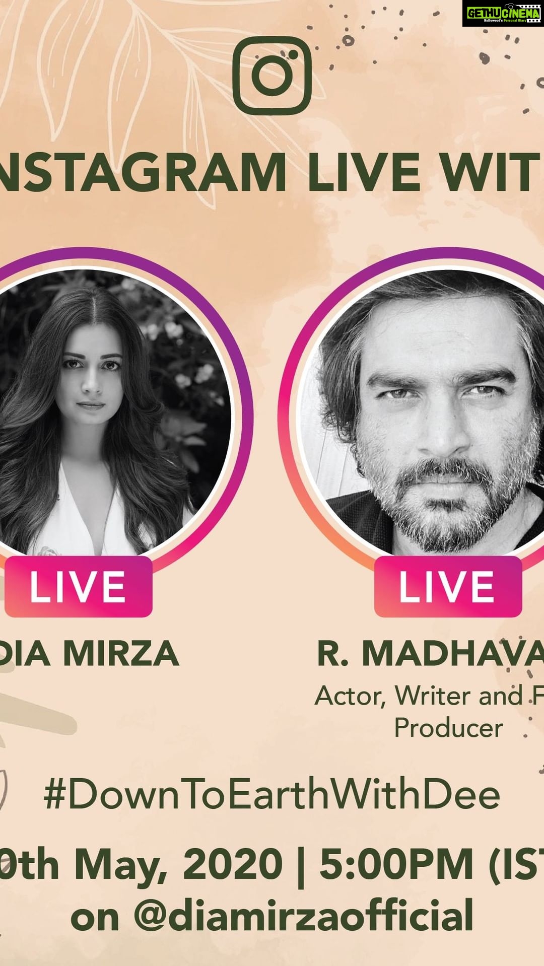Dia Mirza Instagram - We share many things in common and one of them is our love for animals and nature 💚 This conversation is truly special because this is the first time in 19 years we have come back together ‘on screen’! #DownToEarthWithDee #NatureLove #OnePeopleOneWorld #ForPeopleForPlanet #ForNature @unep @unitednations @unsdgadvocates @uninindia