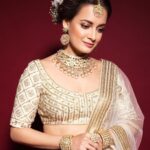 Dia Mirza Instagram - Here is a celebration of our rich Indian textile and handicraft. This was part of the collection called ‘Aarambh’ by @leffetbysanjevmarwaaha showcased at the @timesfashionweek. A Ivory modern contemporary lehenga in the brand’s signature zardozi embroidery. Inspired by Mughal floral and architectural motifs. A legacy of our culture 🤍 Jewellery by @razwada.jewels and MUH by @shraddhamishra8. Photo by @khushghulati