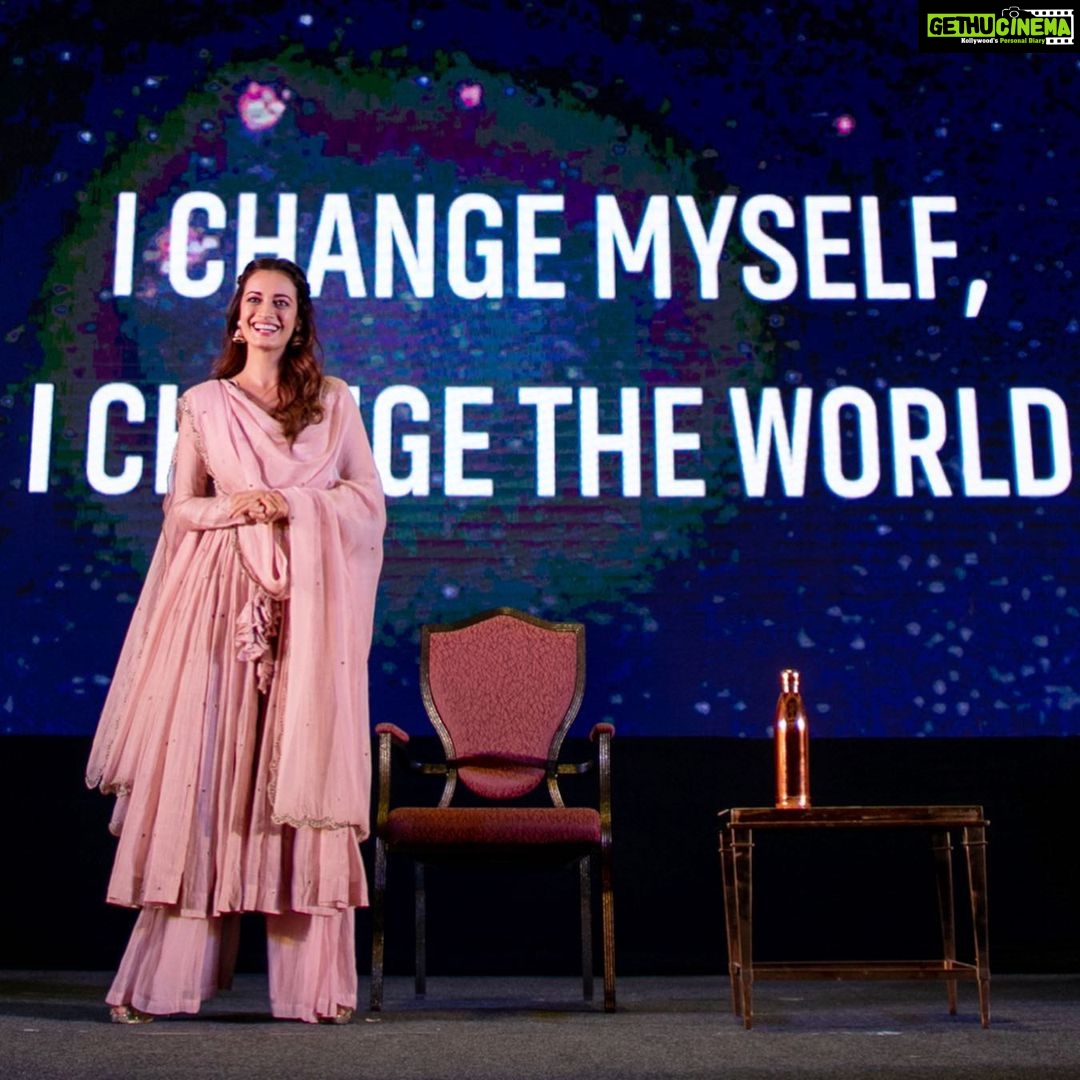 Dia Mirza Instagram - To make a difference we need start with ourselves π @credai_national have promised me that they will discontinue the use of all Single Use Plastics in all future CREDAI events! Together we will and can #BeatPlasticPollution! Letβs make every effort we can to reduce our consumption of #SingleUsePlastics, manage our waste better and build sustainable cities ππ³π§π #CleanSeas #CleanAir #BeatPollution #SustainableCities #SDG11 #GlobalGoals #CREDAINIS2020 #LetsRISE #NewIndiaSummit2020 #NewIndiaSummit #Latergram Outfit courtesy : @asthanarangofficial Jewellery courtesy : @aquamarine_jewellery Styled by : @theiateckchandaney Hair by : @shraddhamishra8 Raipur : Heart of Chhattisgarh