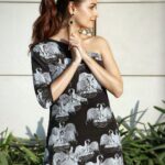 Dia Mirza Instagram - “If we can really understand the problem, the answer will come out of it, because the answer is not separate from the problem.” - J Krishnamurti #ThursdayThoughts #IWillWearOutPlastic #BeatPlasticPollution. Outfit @houseofmasaba @masabagupta Earrings @azotiique Hair by @shraddhamishra8 Make Up by me Styled by @theiatekchandaney For the launch of Masaba’s amazing new collection of clothing that has a cloth bag attached to the garment so we can make REFUSING #plasticbags fashionable! Every time we refuse a plastic bag when we shop we make a BIG difference 🌏💚🙏🏻 Lets continue to seek solutions to refuse single use plastics! @ogilvy @unep thank you for this amazing collaboration with @houseofmasaba. Hopefully this will lead to more behaviour change. Photo by @ajaychaurasia20 India