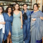 Dia Mirza Instagram - No such thing as too much blue 💙🌏 Flashing it back to a day that was easily one of the most special last year. Many loved one’s, sunshine and music. Thank you @anitadongre for making it the best birthday brunch! @smwhtlatelatif @divyadutta25 @taapsee @monikabhattacharyya 🦋somehow we all showed up in these shades 🙃 shady girls!