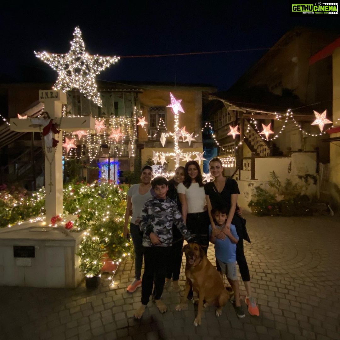 Dia Mirza Instagram - #Christmas walk through the by lanes of Bandra... life is a celebration, only when you want to make it one ππ»β€οΈπ #OneIndiaStories #OnePeople #OnePlanet #OneLove Bandra World of Storytellers
