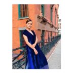 Dia Mirza Instagram - #TuesdayThoughts @theiatekchandaney @tribebyamrapali @payalkhandwala #SDGs #SustainableDevelopmentGoals #NYC #Mood #PaintItBlue #One Image by @mahrukhinayet India