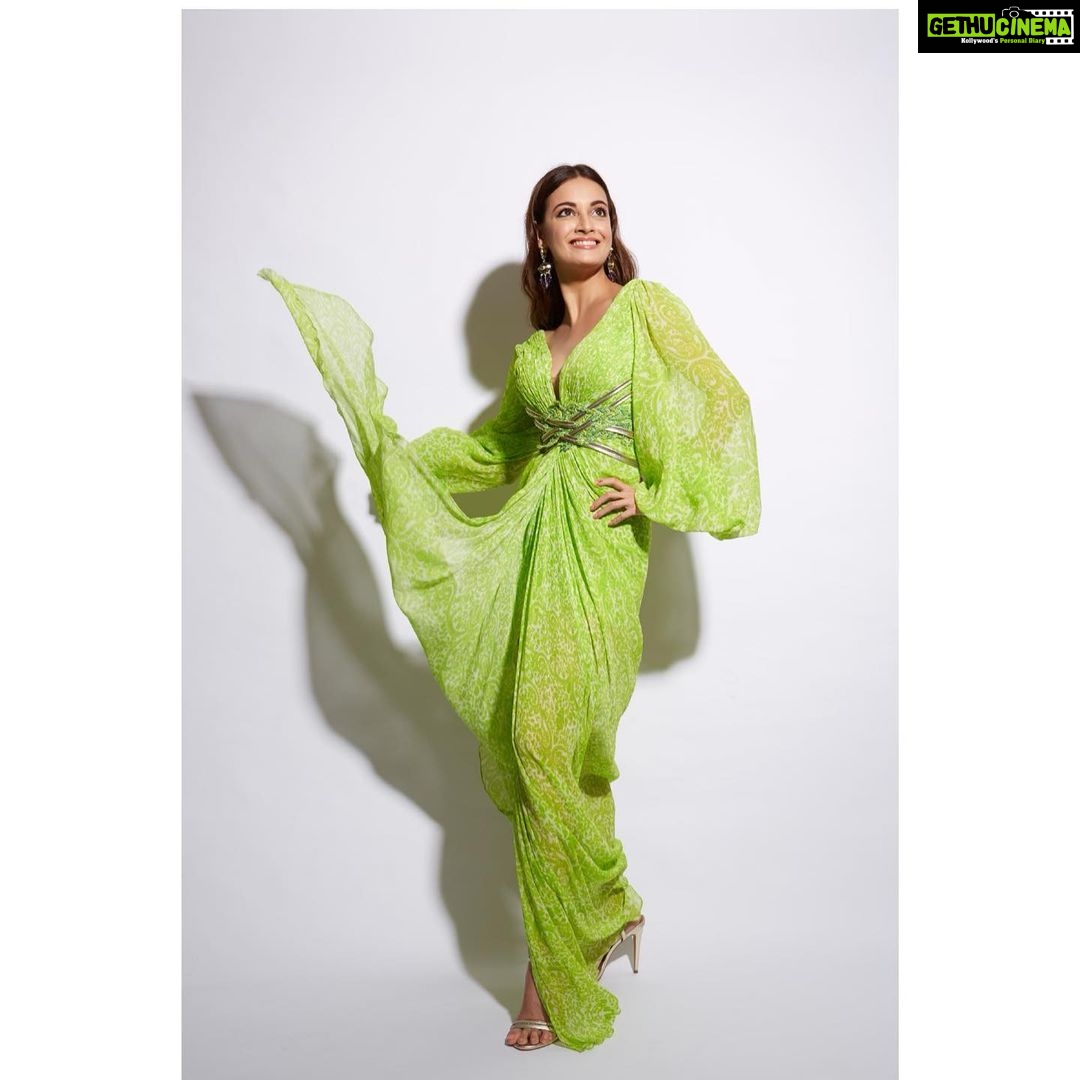 Dia Mirza Instagram - Fly baby fly... Thank you @asiaspa.india for giving strength to my wings ππ»π Outfit @shantanunikhil Jewellery @h.ajoomal Styled by @theiatekchandaney Hair by @sajzdot Managed by @the_studiotalk Photo by @shivamguptaphotography Mumbai, Maharashtra
