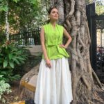 Dia Mirza Instagram - "One touch of nature makes the whole world kin." ― William Shakespeare Outfit @ampmfashions Earrings @studio.metallurgy Styled by @theiatekchandaney Assisted by @jia.chauhan Hair by @coleen_khan_affonso Mumbai, Maharashtra