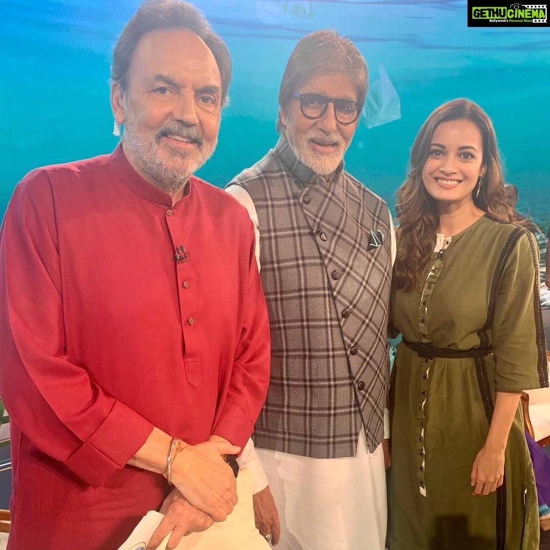 Dia Mirza Instagram - In a follow up discussion this year on how essential it is to #BeatPlasticPollution. #DYK that 60 Indian cities ποΈ generate 4,059 tonnes of plastic waste - that's 405 truckloads - every day? Is #India ready for a life without single-use plastic? We must work towards better waste-management systems, create circular economy, implement an effective extended producers responsibility to ensure we stop the pollution of our water ways, soil and air caused by plastics. Thank you @ndtv #Swasthagraha for highlighting this critical issue. @amitabhbachchan @gadkari.nitin @pujyaswamiji @swatithiyagarajan ππ»π³ππ§π #GlobalGoals #SDGs #SDG11 #SDG14 Outfit @abrahamandthakore Styled by @theiatekchandaney Mumbai, Maharashtra