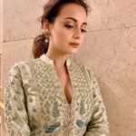 Dia Mirza Instagram – For the #EarthChamps awards I wore one of @anitadongre’s garment’s which is a part of their limited edition Pichhwai collection and has been hand painted by a master craftsman from Rajasthan. The thought behind this line was to use the heritage art of Pichhwai and amalgamate it with contemporary fashion, thereby creating a new opportunity for the craft and it’s maker. Perusing meaning over material. #SustainableFashion #FlashBackFriday #seekthestorybehindthegarment #ActNow #ClimateAction #SDGs New York, New York