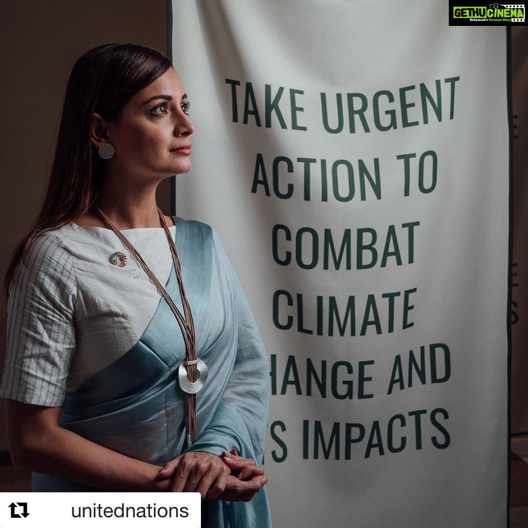 Dia Mirza Instagram - #Repost @unitednations with @get_repost ・・・ "We need to stop looking at this enormously challenging reality that we have created for ourselves, as a species, and running away from it, in the name of convenience or in the name of lethargy," urges @UNEnvironment Goodwill Ambassador and SDG Advocate @diamirzaofficial. "Yes, it is going to call for a huge and significant shift in the way we consume and the way we think, and the way we live. But it has to be done, and we can do it." Dia was among the visitors in our #UNGA VIP Social Media Studio during Monday's #ClimateAction Summit. Stay tuned for more portraits and live interviews this week. 📷: Christophe Wu #GlobalGoals