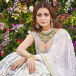 Dia Mirza Instagram - “More people are slowly discovering how their consumption patterns and lifestyles impact the environment. If you look at the traditional forms of Indian weddings across the board, there was never a desire for pomp and show. It was always about beauty, ethnicity, simplicity and grace. The big fat Indian wedding is a product of Bollywood and I reckon now is a great time for filmmakers to change the way they represent these festivities on the silver screen. As long as the shift happens within us, we can find ways to bring that change into everything else we do.” #SustainableCelebrations #MakeItGreen @feminaweddingtimes Photographer: @rohanshrestha Hair and make-up: @harryrajput64 Outfits and styling: @anitadongre Earrings, Necklace and Bangles : @anitadongrepinkcity Ring : @jet_gems Location: @jadegardenbanquets Floral backdrop: @champsfleur