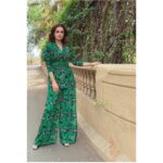 Dia Mirza Instagram - Promotions for #kaafir 💚 Outfit by @masabagupta @houseofmasaba Earrings by @neophilia_jewelry Styled by @theiatekchandaney Assisted by @jia.chauhan HMU by @harryrajput64 Managed by @jainisha_shah @exceedentertainment Mumbai - A City of Dreams