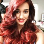 Disha Patani Instagram – Throwback to my red hair❤️