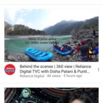 Disha Patani Instagram - This is so cool 360 view , you can actually move your phone to see all the angles😍😍😍 don't miss it, follow the link in my bio and open the YouTube app to enjoy the 360 view❤️#makingofreliancedigitaltvc❤️ @punitdmalhotra @avigowariker 🙏🏻🙏🏻