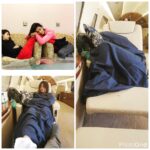 Disha Patani Instagram - My sleeping spot "plane" , the only time when i get to sleep these days is while travelling 🙈🐒🙈