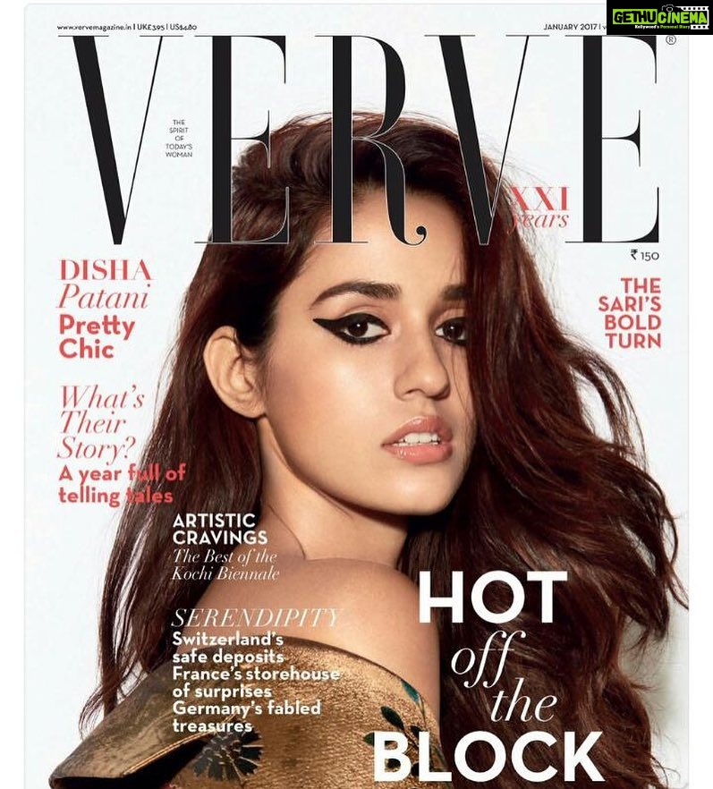 Disha Patani Instagram - @verveindia #covergirl 🙏🏻💕💕 photo @rahuljhangiani makeup @flaviagiumua hair @marcepedrozo ❤️