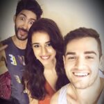 Disha Patani Instagram – My boys @marcepedrozo  @iamaleksandarr 🌺🤗