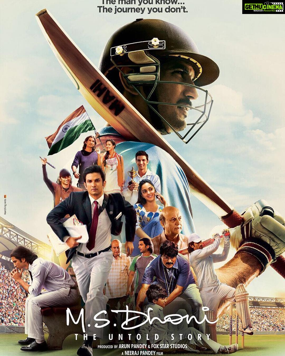 Disha Patani Instagram - A true hero & the nations pride. 3rd official #MSDhoniPoster 38 days to go ❤️🌺🤗