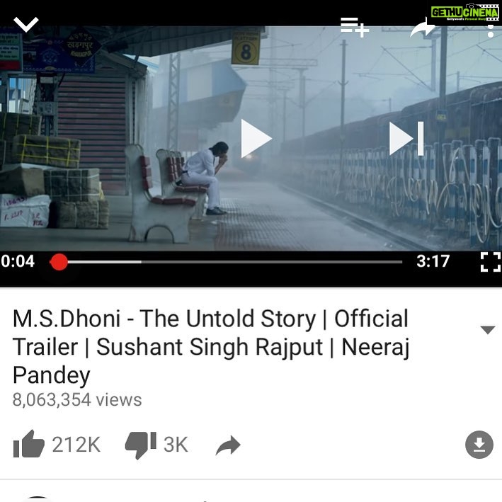 Disha Patani Instagram - When you wake up with this 8 million views in just 1 day! Wohooo @sushantsinghrajput killing it ππππΊπΊ