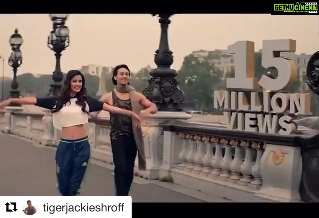 Disha Patani Instagram - So cute πΊπΊπΊ #Repost @tigerjackieshroff with @repostapp γ»γ»γ» Yayyyyy πβ€π @dishapatani @sambombay @pareshshirodkar #befikra