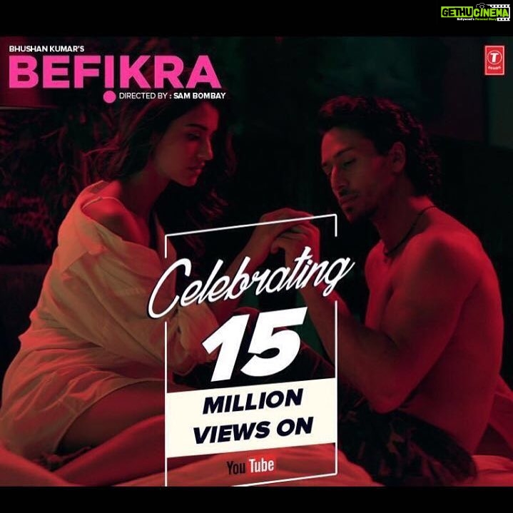 Disha Patani Instagram - Yeyyyyy @tigerjackieshroff @sambombay @tseries.official @meetbrosofficial ❤️❤️❤️❤️